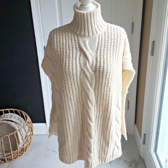 CHUNKY Oversized PULLOVER Cable KNIT SWEATER By ZARA - Picture 5 of 6